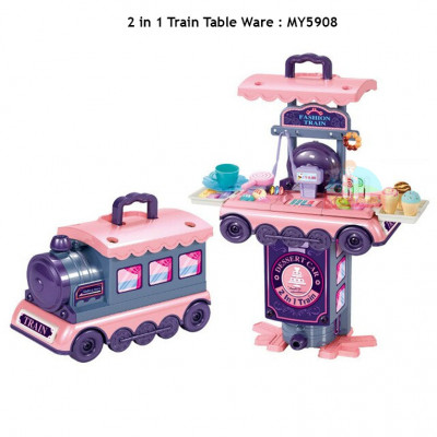 2 in 1 Train Table Ware : MY5908
